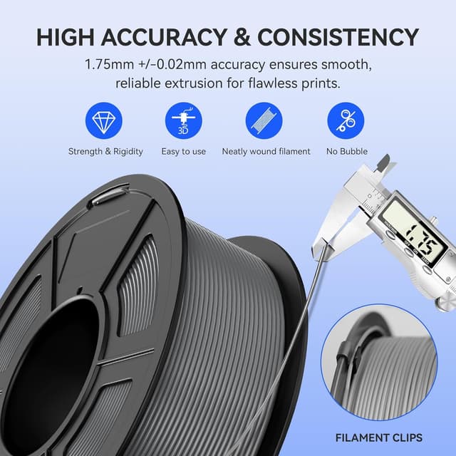 Detalle de JAYO PLA 1,75 mm 1,1 kg Blanco