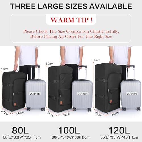 Detalle de VS VOGSHOW Bolsa de viaje 100L plegable