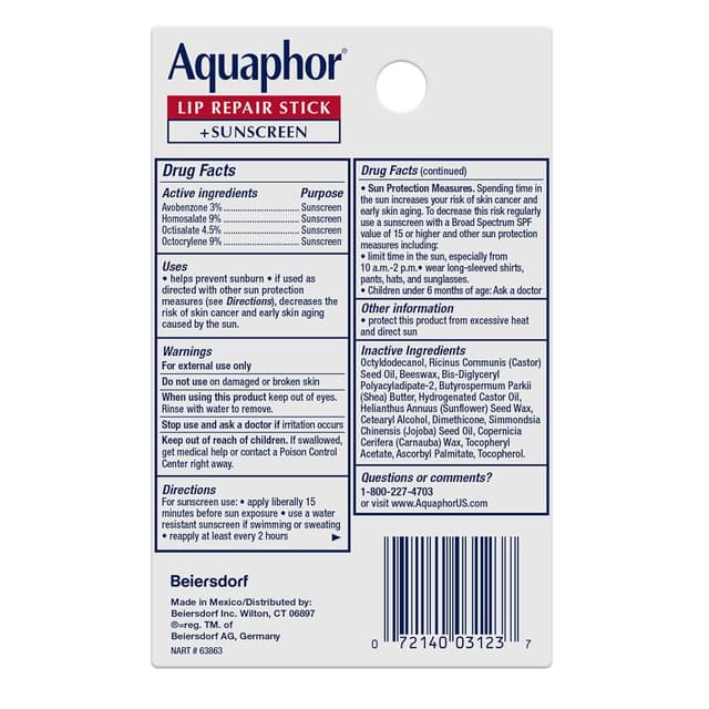 Thumbnail 6 de Aquaphor Lip Repair Set with SPF 30