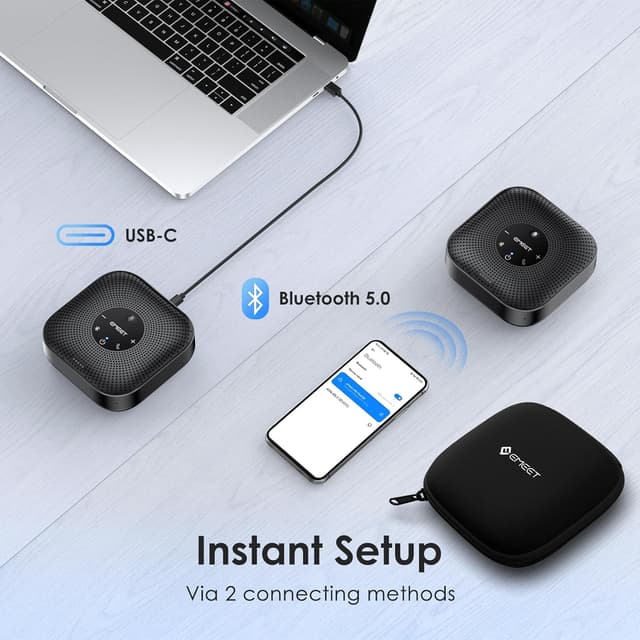 Detalle 2 de EMEET M0 Plus conference speakerphone 16 people