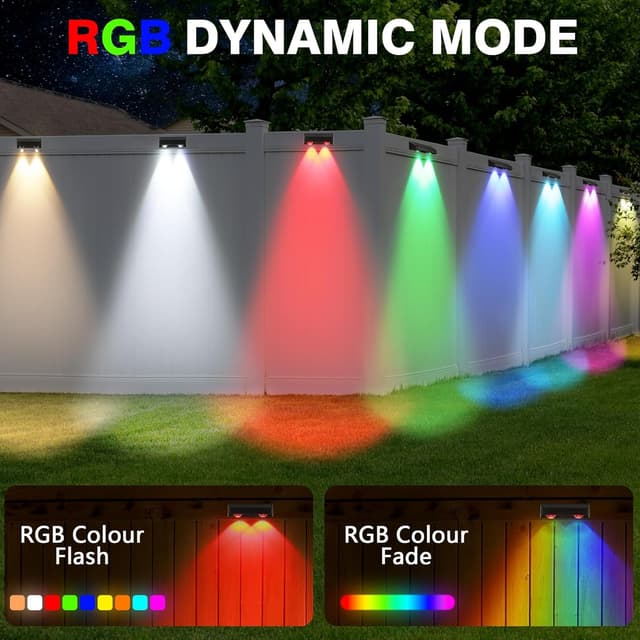 Thumbnail 4 de sununiny Solar Fence Lights 50 lumens