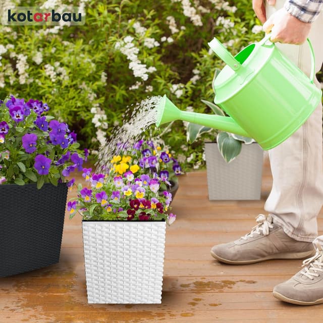 Thumbnail 6 de KOTARBAU Set 2 vasi rattan 6,8 L, altezza 20 cm