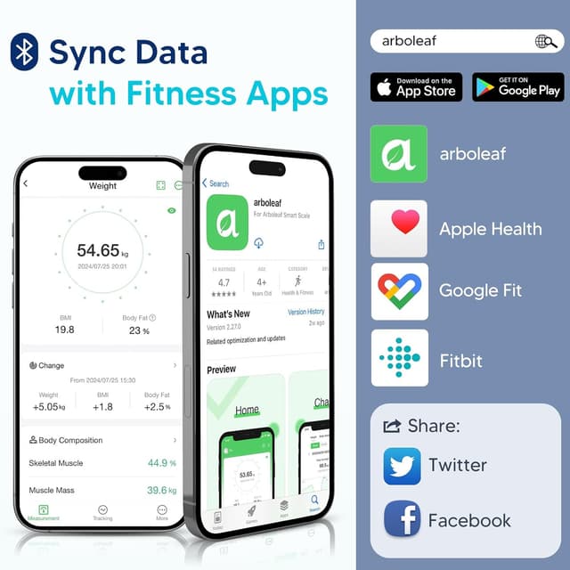 Thumbnail 4 de arboleaf Weighing Scale 180kg