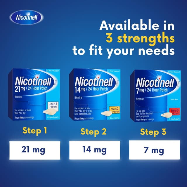 Thumbnail 3 de Nicotinell Nicotine 14mg Patch Pack of 7 — 24h craving control 🚑