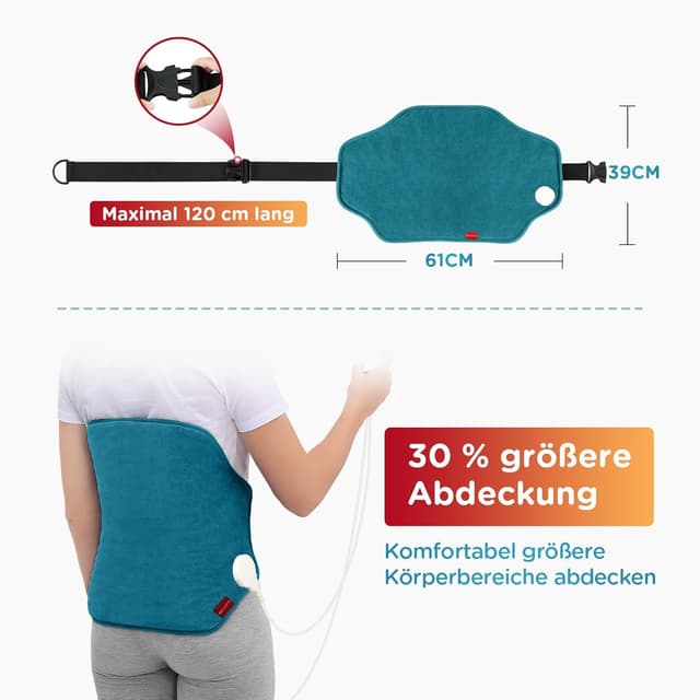 Detalle 1 de Comfytemp Heizkissen Rücken 39x61 cm