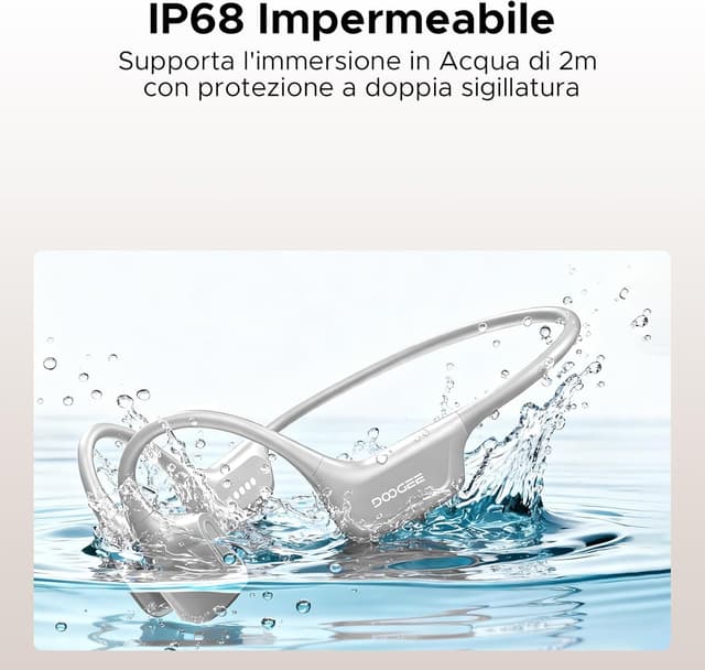 Detalle 2 de DOOGEE Cuffie a conduzione ossea IP68
