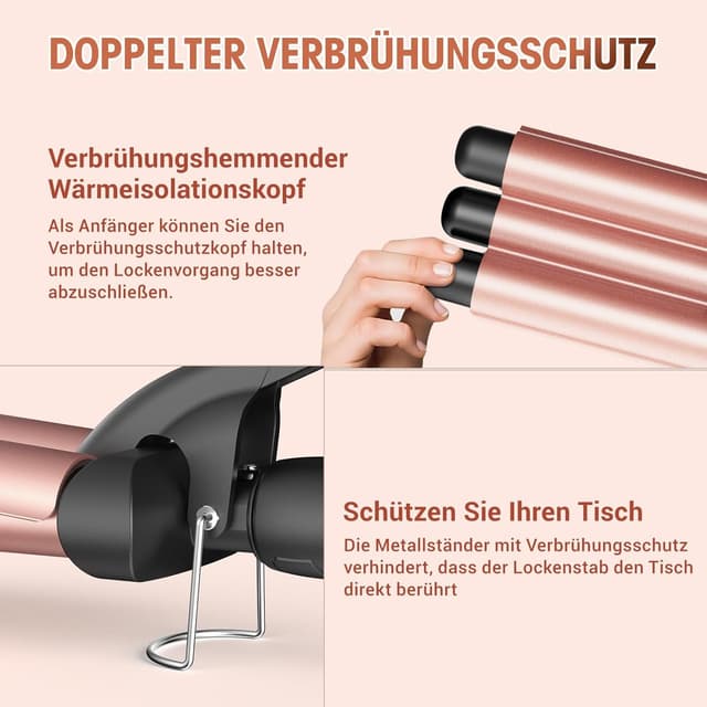 Thumbnail 5 de Lockenstab 3 Fässer Beach Waves 30s Aufheizung