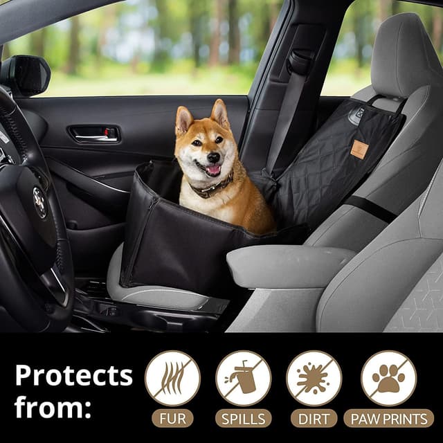 Thumbnail 5 de AMZPET 2-in-1 Front Dog Seat Cover 47cm