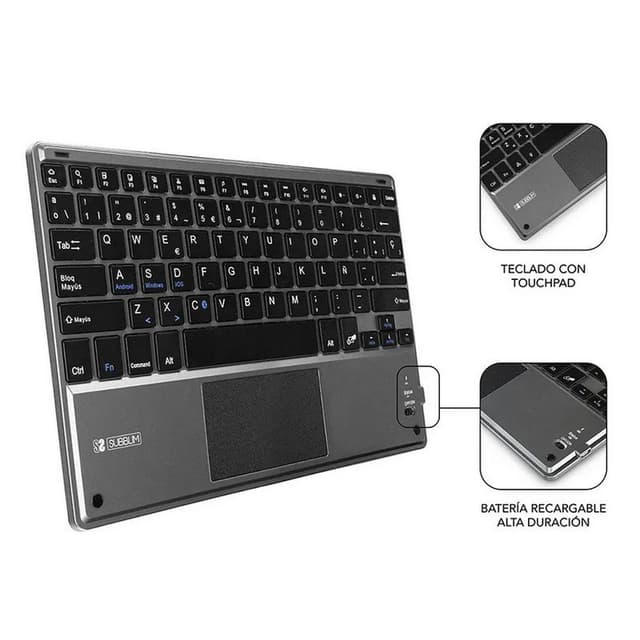 Detalle 2 de Subblim Keytab Pro Bluetooth Touchpad 10,1" para tablet