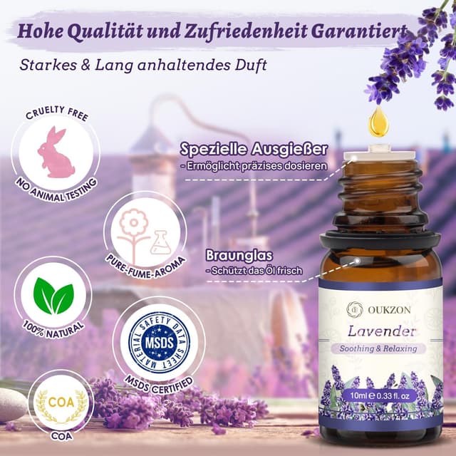 Detalle 2 de Ätherische Öle Set 8x10 ml für Duft