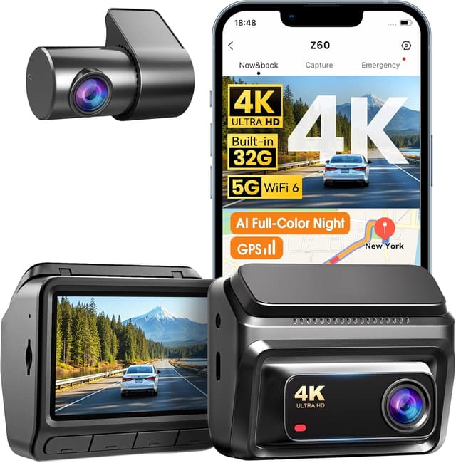Detalle de DDPAI Z60 dashcam 4K