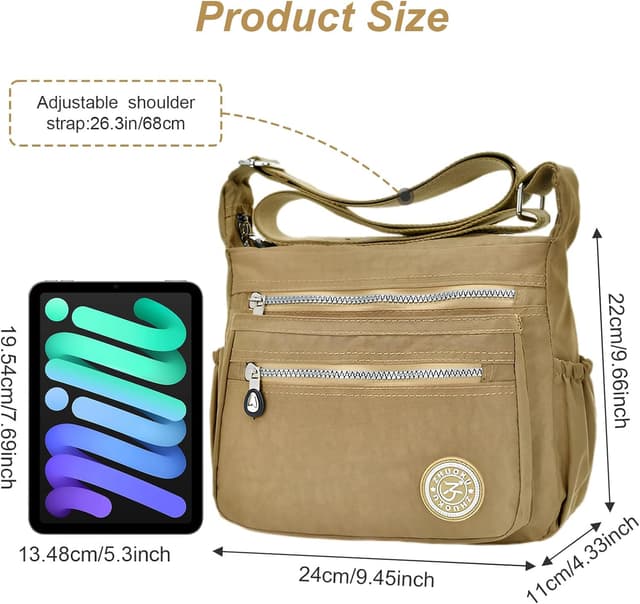 Thumbnail 3 de ModaZeal Nylon Crossbody Bags for Women