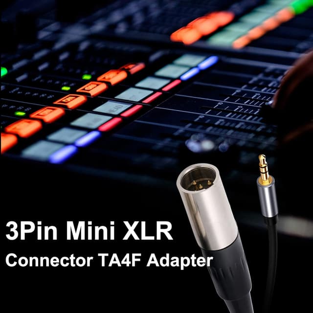 Thumbnail 6 de XMSJSIY Mini-XLR TA4F Adapter 4er Set