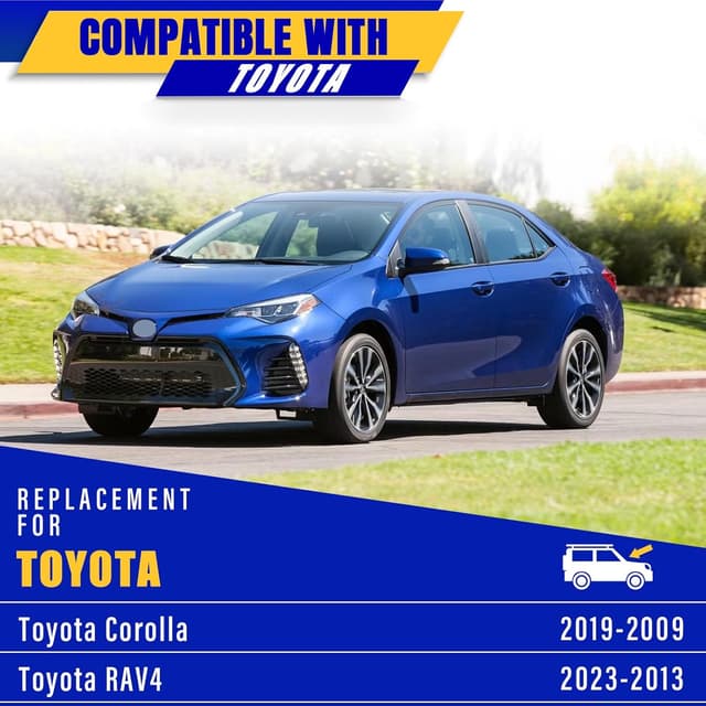 Thumbnail 4 de 16" & 26" Front Wiper Blades for Toyota Corolla