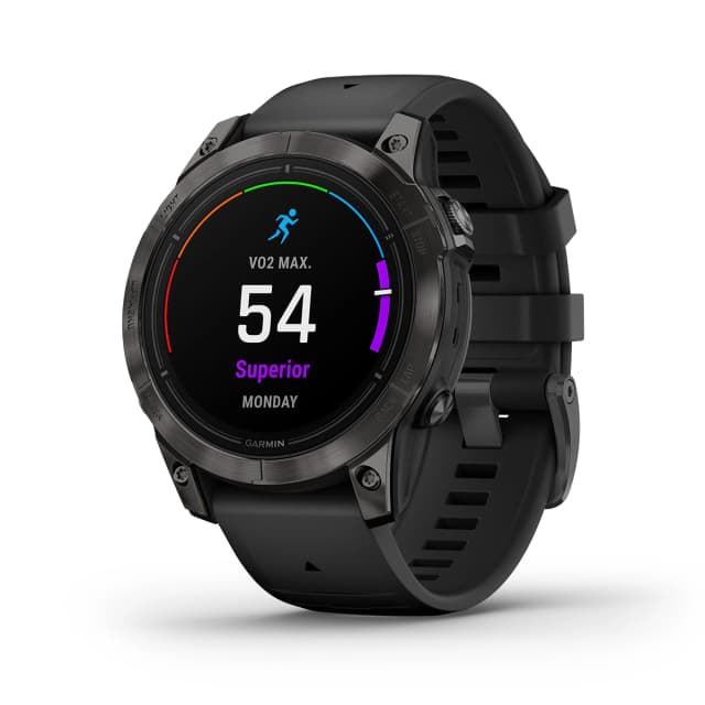 Detalle de Garmin epix Pro Zafiro (Gen 2) 47 mm: smartwatch GPS de alto rendimiento reacondicionado casi a estrenar
