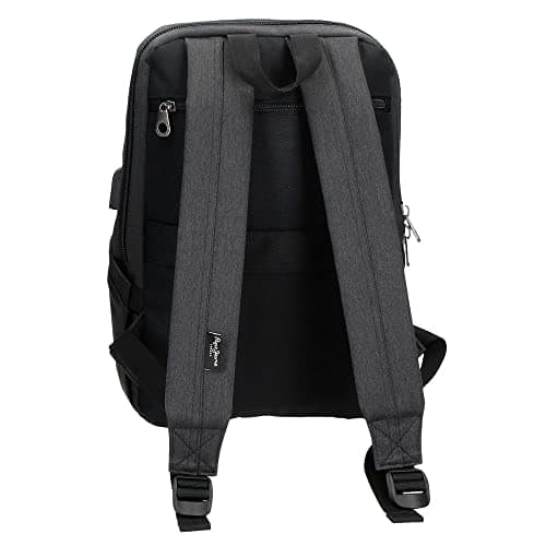 Thumbnail 2 de Pepe Jeans Jarvis Mochila Adaptable 12" con Detalles de Piel 🖤