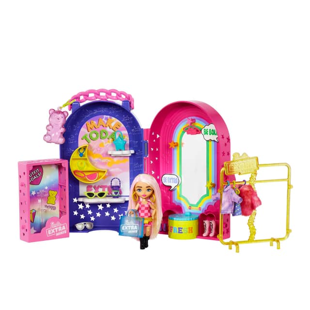 Imagen de Barbie Tienda de juguete Extra Minis Boutique con muñeca y accesorios en OfertitasTOP