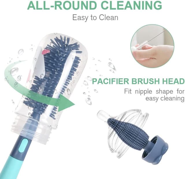 Detalle de Vicloon Baby Bottle Brush 3-in-1 cleaning