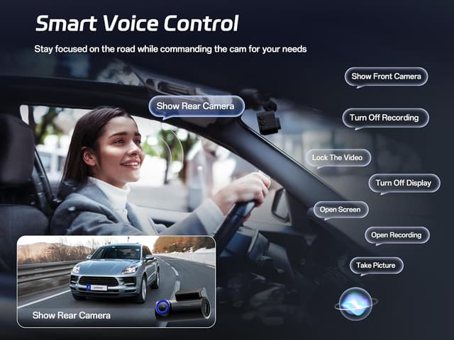 Thumbnail 6 de Pelsee P1 Pro 4K Dual Dash Cam with 64GB