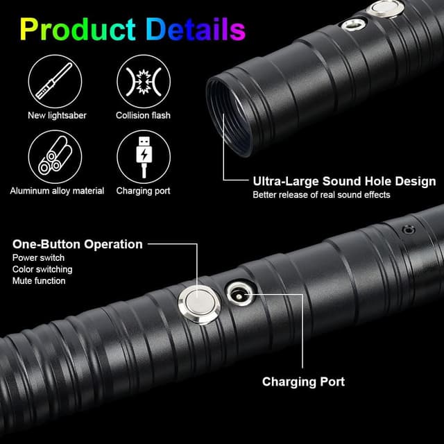 Thumbnail 2 de AYESY Sabre Laser Lightsaber 14 couleurs