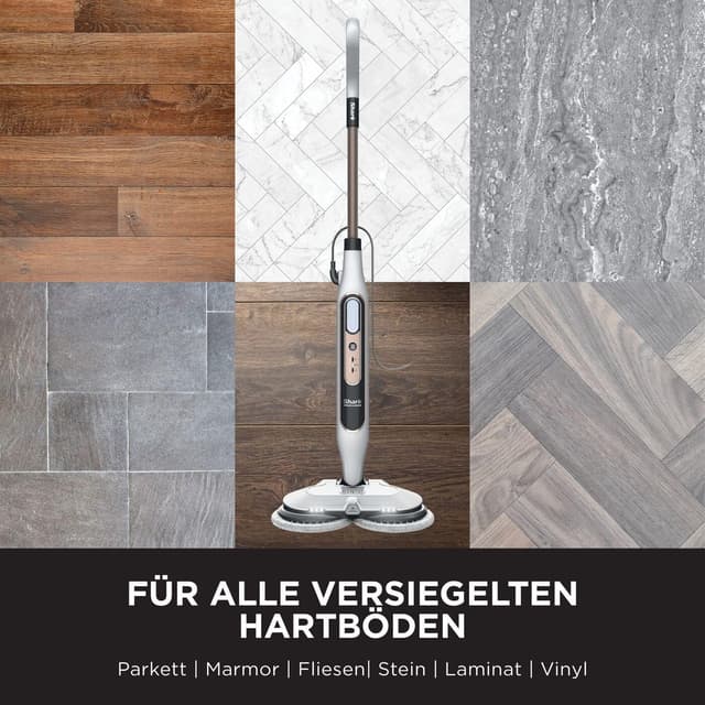 Thumbnail 6 de Shark S8201EU Dampfreiniger mit Steam Blaster, 3 Dampfstufen & 2 rotierenden Power Pads