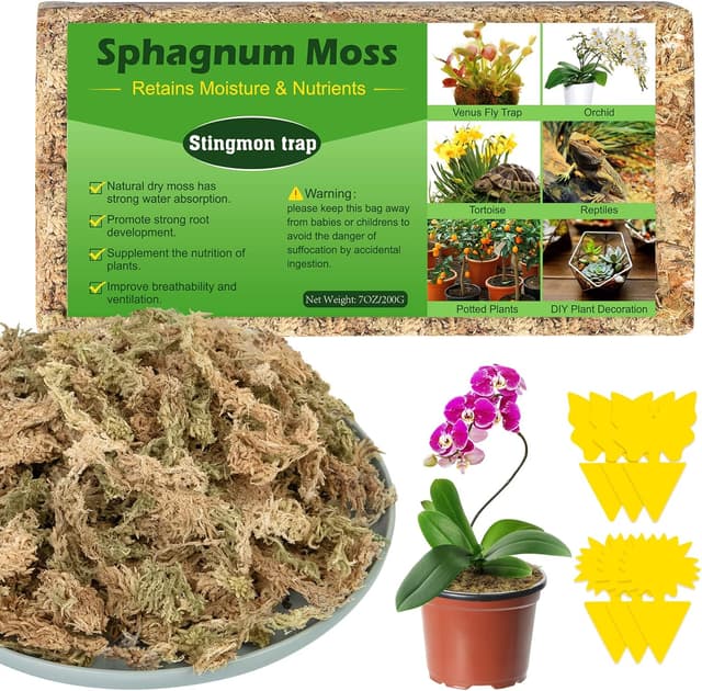 Imagen de 200g Sphagnum Moos für Orchideen 200g en OfertitasTOP