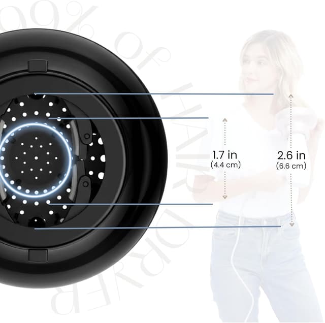 Detalle de Diffusore per capelli ricci GIHALI universale 176 g