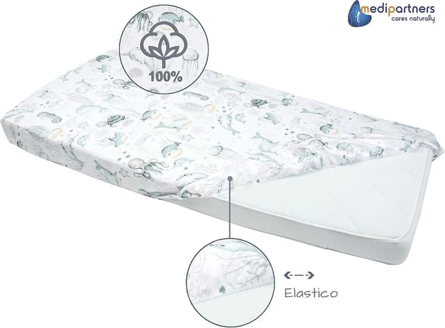 Thumbnail 4 de Medi Partners Lenzuola Lettino Neonato 60x120