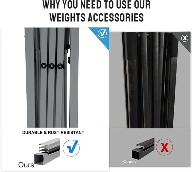 Detalle 2 de DADAWAY pop up gazebo 3m x 3m