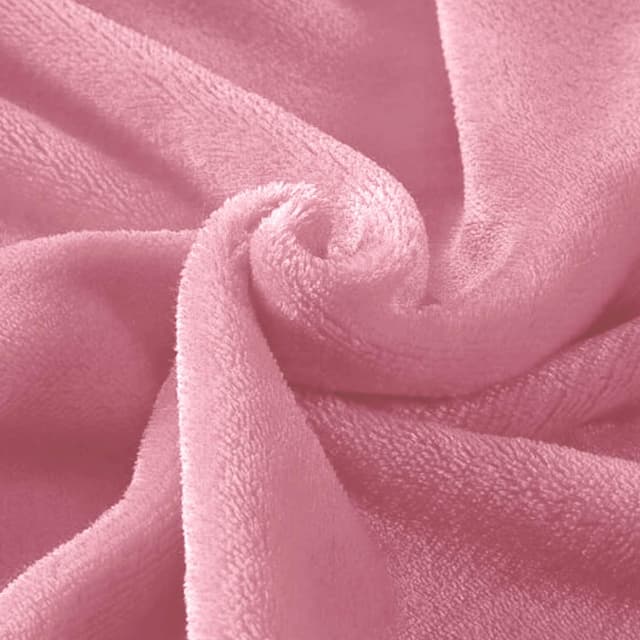 Detalle 2 de MERCURY TEXTIL - Manta Terciopelo Suave Multiusos Rosa