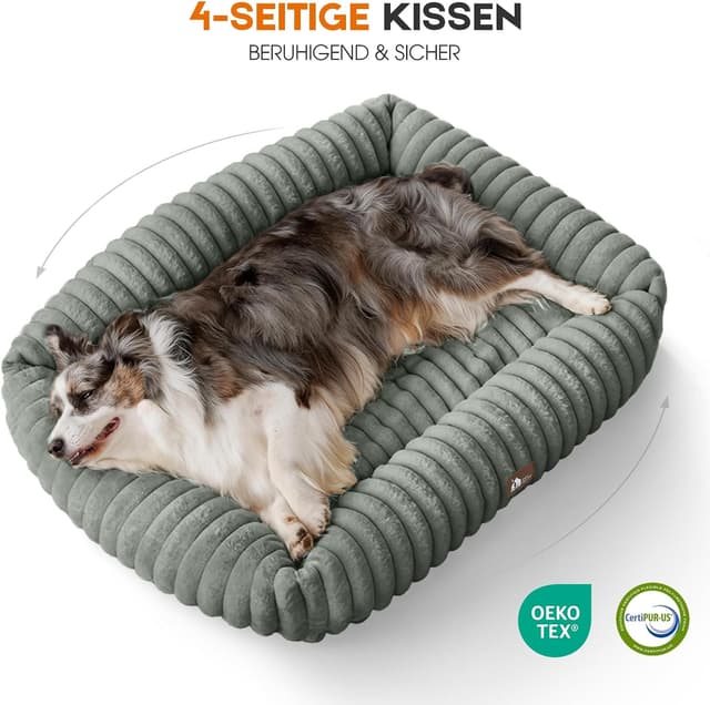 Detalle 2 de Upvilla Luxusweicher Hundekorb 109 × 76 × 20 cm