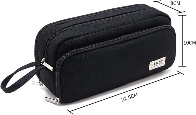 Detalle 2 de KALIDI Federmäppchen 3 Fächer, 21 cm