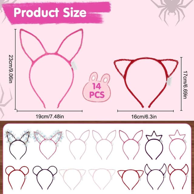 Thumbnail 1 de AYBUY LED Fasce per capelli 14 pezzi 🎀