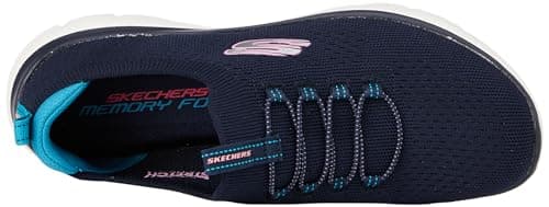 Thumbnail 2 de Skechers Summits Zapatillas Mujer Navy Knit Teal Pink