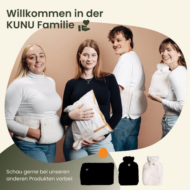 Thumbnail 6 de KUNU® original Wärmflaschengürtel – 130 cm Lang mit Gürtel zum Umbinden