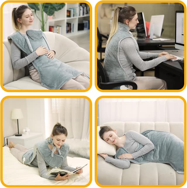 Thumbnail 1 de ITSHINY Almohadilla térmica cuello espalda 60x108 cm