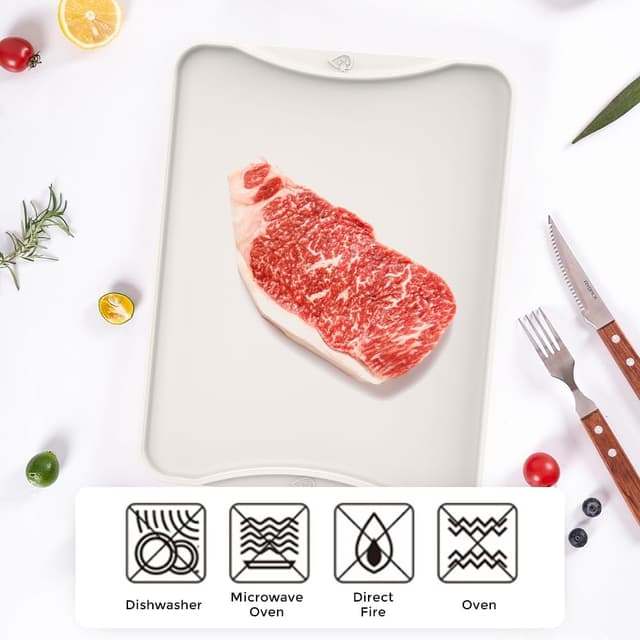 Thumbnail 6 de Aluminum Alloy Defrosting Tray Rapid Thawing Plate 🍽