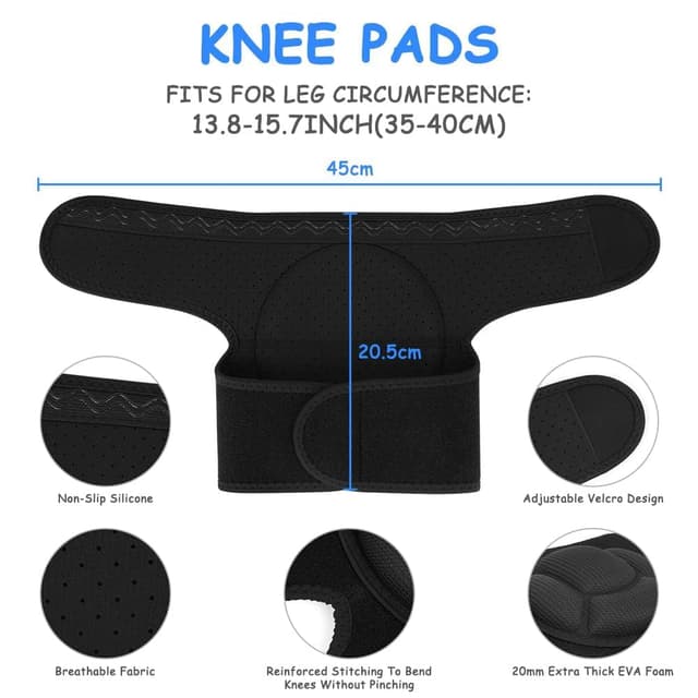 Detalle 2 de flintronic 1 Pair Knee Pads 20mm work knee protectors ๐