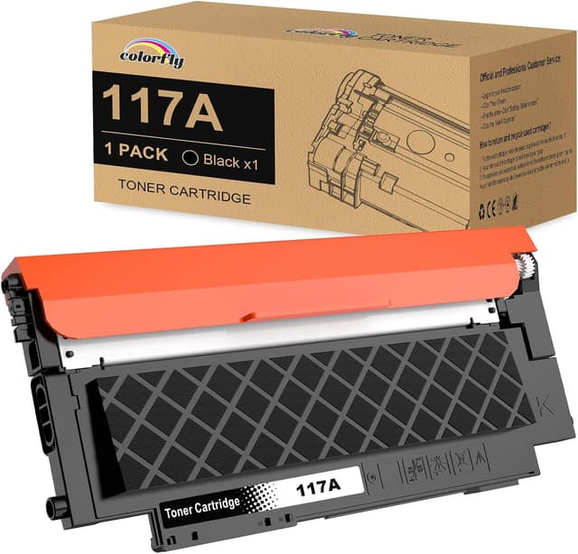 Detalle de colorfly 117A Toner kompatibel (Set) für HP 117A, schwarz – Multipack für Color Laser MFP 178/179 und 150