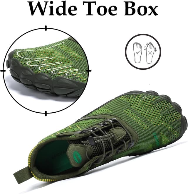 Detalle de Barfußschuhe von SAGUARO mit breiter Zehenbox