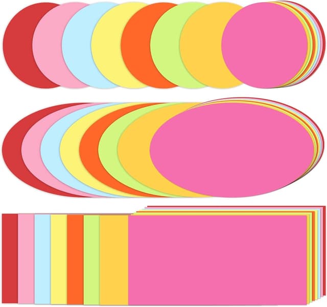 Detalle de 816 Blatt Moderationskarten drei Formen