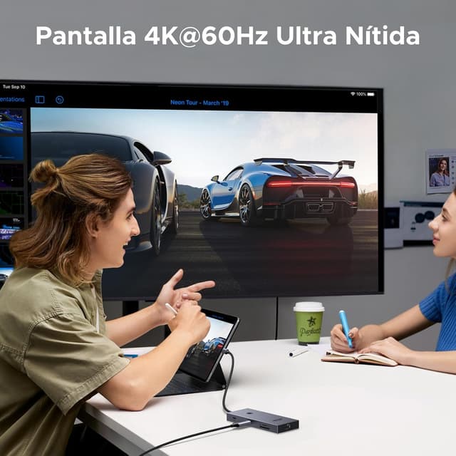 Detalle 2 de UGREEN Revodok Pro 1091 Hub USB‑C 10Gbps 🎛