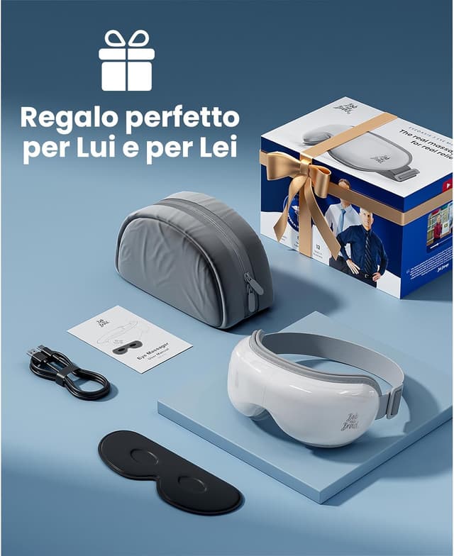 Thumbnail 6 de Bob and Brad EyeOasis 3 massaggiatore occhi con riscaldamento e freddo, compressione e musica