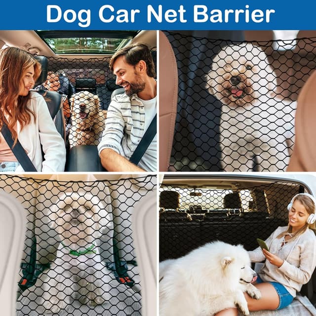 Thumbnail 4 de STARROAD-TIM 120x70cm pet car barrier net for backseat