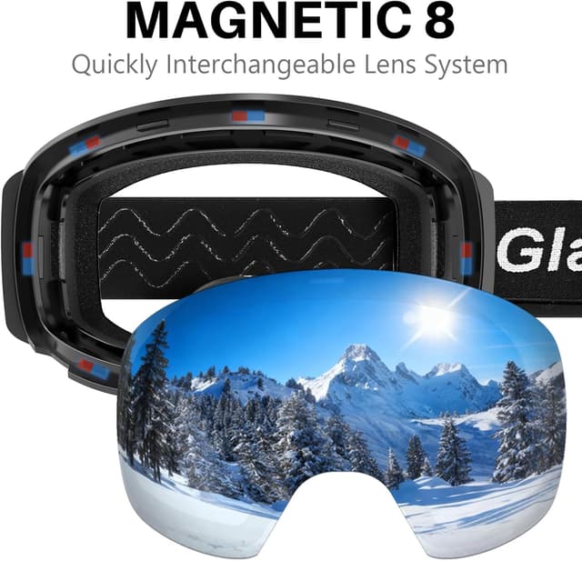 Detalle 2 de GlaRid PRO Frameless Ski Goggles