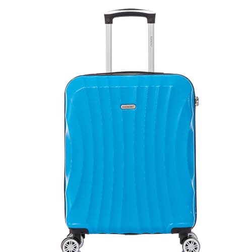 Detalle de RAYKONG maleta de cabina ABS 55x40x20 cm (20 pulgadas) turquesa, 40 L