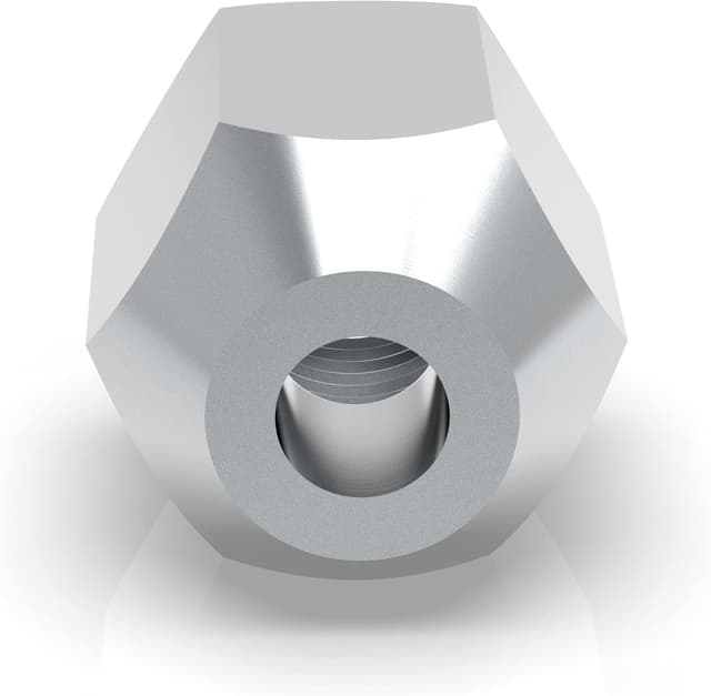 Detalle de Lot de 4 raccords femelle AUPROTEC 3/8" x 24 UNF pour tuyau de frein 4,75 mm (évasure double type E, type H, DIN/ISO 1651)