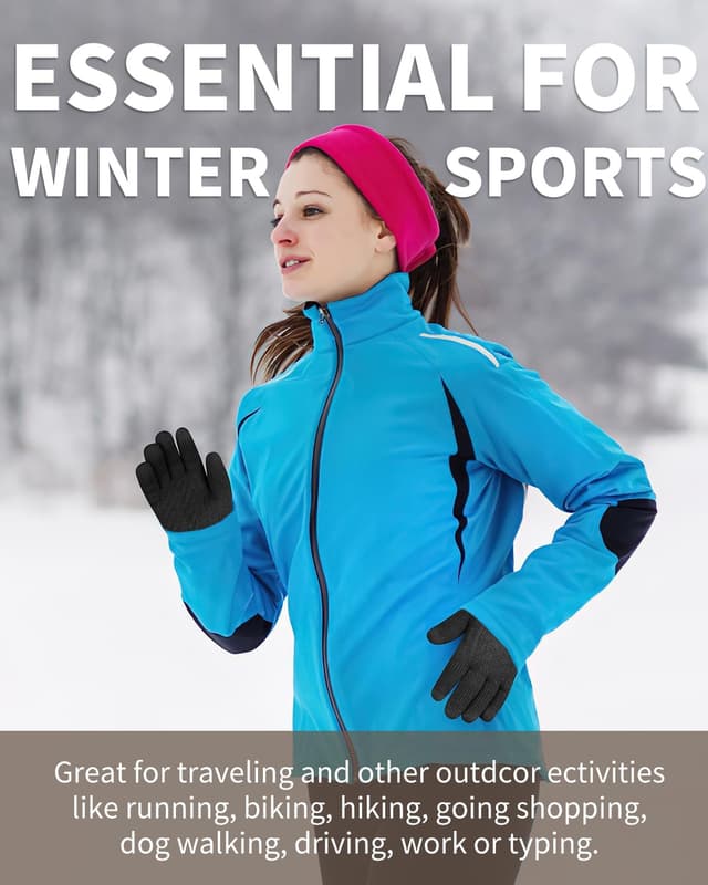 Thumbnail 6 de ARFNKIM Winter Thermal Gloves touchscreen fleece lining