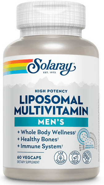 Detalle de Solaray Liposomal Multivitamin Men’s (60 cápsulas vegetales) para hombres