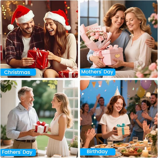 Detalle 2 de GOKINDOR Bluetooth Speaker with Magnetic Phone Stand – Portable 2-in-1 Gadget for Men’s Gifts